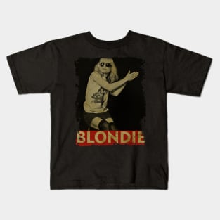 TEXTURE ART- Blondie - RETRO STYLE Kids T-Shirt